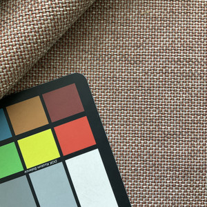 Basketweave in Grey on Orange | Upholstery Fabric | Commercial Grade / Heavyweight | 54" Wide | By the Yard