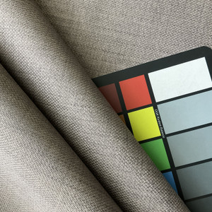 Bonsoir in Dawn | Blackout Drapery Fabric | Taupe Brown Woven Design | Medium Weight | 54" Wide | By The Yard