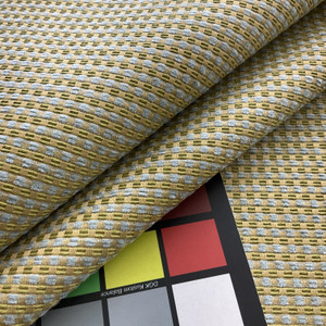 Chenille Textured Weave in Blue / Green / Beige | Upholstery Fabric | Medium-Heavyweight | 54" Wide | By the Yard