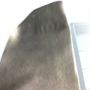 1 Yard Piece of Faux Leather Vinyl Fabric | Dark Copper Brown Light Grain | Felt-Backed | Upholstery / Bag Making | 54 Wide