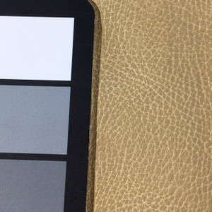 1.25 Yard Piece of Faux Leather Vinyl Fabric | Soft Matte Tan | Felt-Backed | Upholstery / Bag Making | 54 Wide