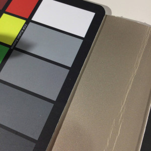 1 Yard Piece of Satin Finish Vinyl Fabric | Smooth Pearly Taupe | Felt-Backed | Upholstery / Bag Making | 54 Wide