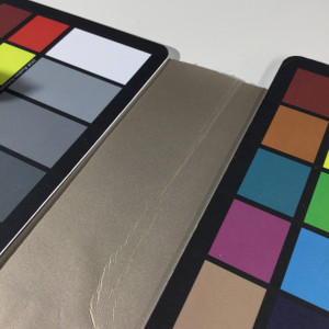 1 Yard Piece of Satin Finish Vinyl Fabric | Smooth Pearly Taupe | Felt-Backed | Upholstery / Bag Making | 54 Wide