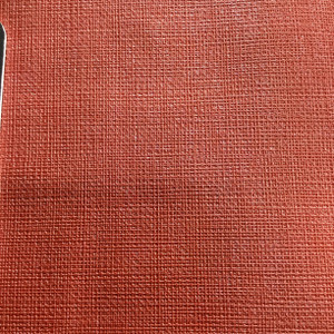 2.5 Yard Piece of Vinyl Fabric | Muted Red Woven Texture | Upholstery / Bag Making | 54 Wide