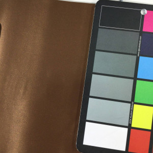 1.75 Yard Piece of Satin Finish Vinyl Fabric | Brown | Felt-Backed | Upholstery / Bag Making | 54 Wide