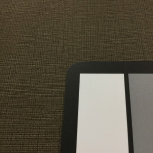 2.5 Yard Piece of Vinyl Fabric | Taupe Woven Texture | Upholstery / Bag Making | 54 Wide