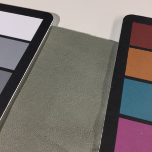 1.5 Yard Piece of Faux Leather Vinyl Fabric | Herb Green Light Grain | Upholstery / Bag Making | 54 Wide