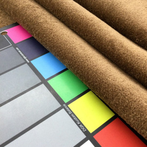 2 Yard Piece of Solid Brown Velvet Fabric | Heavyweight Upholstery | 54" Wide | By the Yard