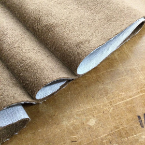 2 Yard Piece of Solid Brown Velvet Fabric | Heavyweight Upholstery | 54" Wide | By the Yard