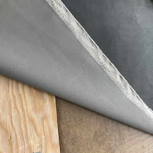 Dark Grey Velvet Upholstery Fabric | Heavyweight / Durable | 54" Wide | By the Yard