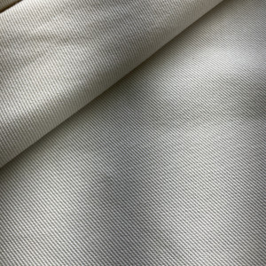 Ivory Twill Weave | Upholstery / Slipcover Fabric | Solution Dyed Acrylic | Sun Fade Resistant | 54" Wide | By the Yard