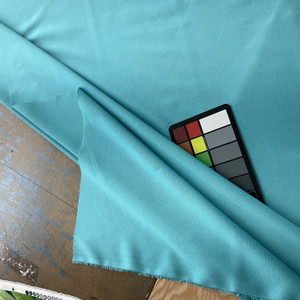 Aqua Blue Solid | OUTDOOR Home Decor Fabric | Curtains / Cushions | Medium Weight | 54" Wide | By the Yard