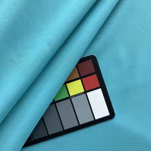 Aqua Blue Solid | OUTDOOR Home Decor Fabric | Curtains / Cushions | Medium Weight | 54" Wide | By the Yard