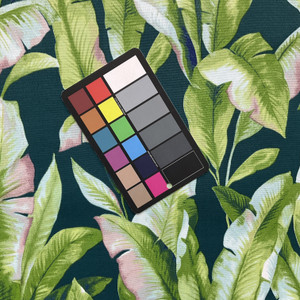 Solarium Mekko in Emerald | OUTDOOR Home Decor Fabric | Leaves in Teal / Green | Richloom | Medium Weight | 54" Wide | By the Yard (Also sku fdc0123-0826266)