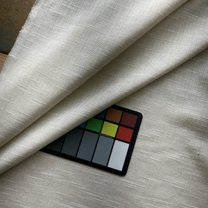 Darwin in Beige | Drapery Fabric | Slub Weave in Beige | Lightweight Semi-sheer | 54" Wide | By the Yard