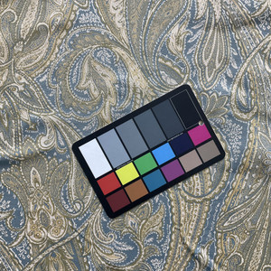 Paisley in Turquoise | Drapery / Light Upholstery Fabric | Large Scale Paisley in Green / Blue / Cream | Medium Weight | 54" Wide | By the Yard