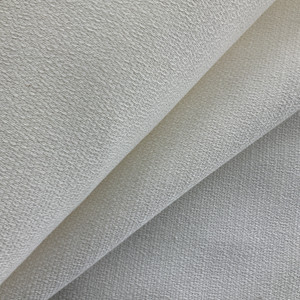 Action in Snow | Upholstery Fabric | Solid Off White | Medium weight | 54" Wide | By the Yard