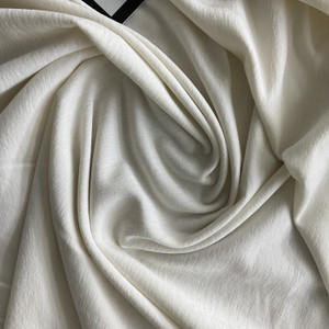 Revel in Snow Drop | Upholstery Fabric | Brushed Velvet Chenille in Off White | Medium Weight | 54" Wide | By the Yard