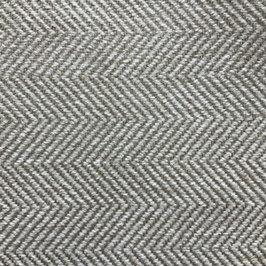 Decker in Wheatgrass | Upholstery Fabric | Herringbone in Light Beige | Heavyweight | High Performance | 54" Wide | By the Yard