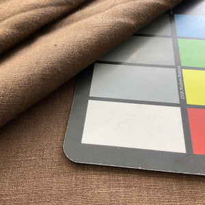 Fudge Brown Linen-like | Lightweight Upholstery Slipcover Fabric | 54" Wide | By The Yard