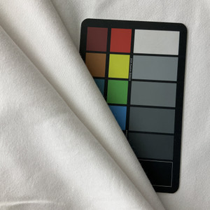 Snowflax in White | Drapery / Slipcover Fabric | Solid White | Light Weight | 54" Wide | By the Yard