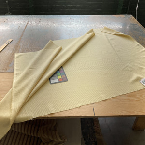 Basketweave in Pale Yellow | Lightweight Upholstery / Drapery Fabric | Medium Weight | 54" Wide | By the Yard