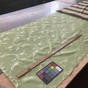 Japan in Magnolia | Upholstery / Slipcover Fabric | Floral in Green | Medium Weight | 54" Wide | By the Yard