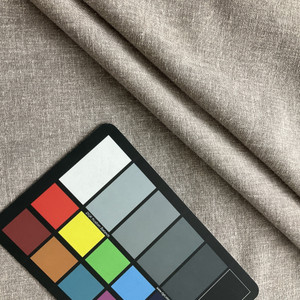 Shrewberry in Plainstone | Linen Like Upholstery / Drapery Fabric  | Light Taupe | Medium Weight | 54" Wide | By the Yard