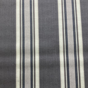 Sunbrella-like Stripes | Taupe Brown / Off White | Outdoor Fabric | Awning Weight | Solution Dyed Acrylic | 46" Wide | By the Yard