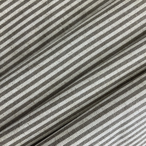 Freemont in Taupe | Upholstery Fabric | Taupe Off White Stripe | Medium Weight | 54" Wide | By The Yard