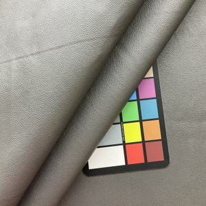 Waller in Dark Grey | Cool Dark Gray Pebble Texture Faux Leather Upholstery Vinyl Fabric | Heavyweight | Indoor Furniture | Felt Backed | 54 Wide | Sold BTY