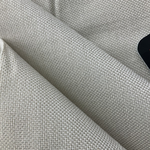 Natural Basketweave | Upholstery Fabric | Light Oatmeal | Fused Batting Backed | Heavy Weight  | 54" Wide | Sold BTY