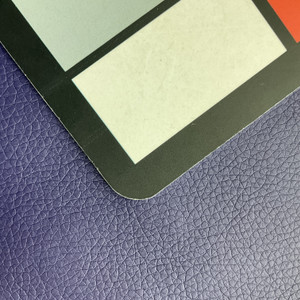 Dillon in Grape / Purple | Faux Leather Vinyl Upholstery Fabric | Light Pebbled Grain | Thin and Workable | 54" Wide | By the Yard