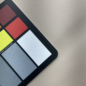 Circuit in Parchment | Faux Leather Upholstery Vinyl Fabric | Light Grain | Brand: Keyston | Heavyweight | 54" Wide | By the Yard