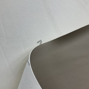 Circuit in Parchment | Faux Leather Upholstery Vinyl Fabric | Light Grain | Brand: Keyston | Heavyweight | 54" Wide | By the Yard