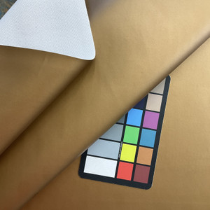 Trivento in Copper  |  Metallic Matte Texture  Faux Leather Upholstery Vinyl Fabric | Midweight | Soft Indoor Furniture  | P Kaufman | 54" Wide | Sold BTY