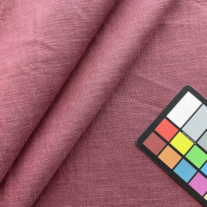 Interlude in Berry | Upholstery / Slipcover Fabric |  Solid Pinkish Purple | Medium Weight | 68% Linen 32% Cotton | 55" Wide | By the Yard
