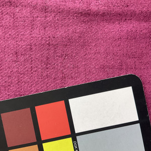 Caswell in Azalea|  Berry Pink Linen Texture  Brushed Twill  Upholstery Fabric | 100 % Polyester | Medium Weight | 54 " Wide | Sold BTY