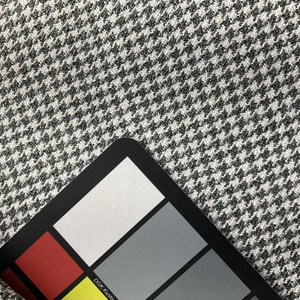 Finley in Pewter | Upholstery Fabric | Houndstooth in Grey / White | Medium to Heavy Weight | 80% Poly 20% Acrylic | 54" Wide | By the Yard