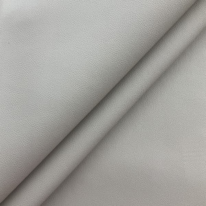 Light Tan Faux Leather Upholstery Vinyl Fabric | Light Grain | Matte Finish | Heavyweight | 54 Inch WIde | Sold BTY