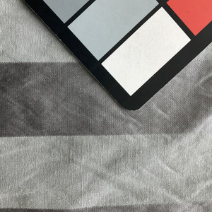 Stripes in Two Tone Slate Grey | Drapery Fabric | Sateen | Medium Weight | 54" Wide | By the Yard