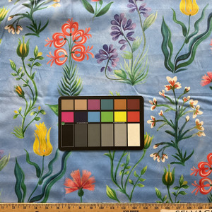 Lacefield Designs Botanica Spring Blue | Home Decor Fabric | Painterly Floral | 54" Wide | By The Yard