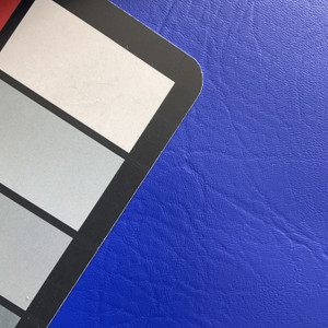 Dark Blue Faux Leather |  Marine Vinyl Fabric | PVC | Heavyweight | 54" Wide | By the Yard