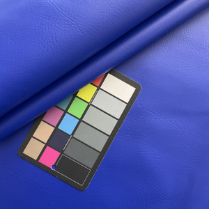 Dark Blue Faux Leather |  Marine Vinyl Fabric | PVC | Heavyweight | 54" Wide | By the Yard