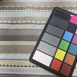 Decorative Stripes in Blue / Grey / Beige | Upholstery Fabric | Heavy Weight | 54" Wide | By the Yard