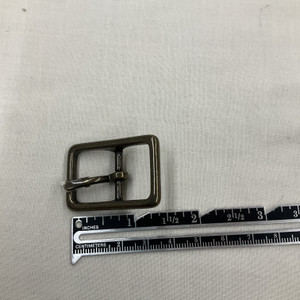 3/4" Buckle | Metal | Antique Brass | For Bags / Belts / Strapping