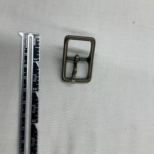3/4" Buckle | Metal | Antique Brass | For Bags / Belts / Strapping