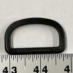 1.5" D-Ring | Black | Plastic Hardware | Use for Bags / Straps / Webbing