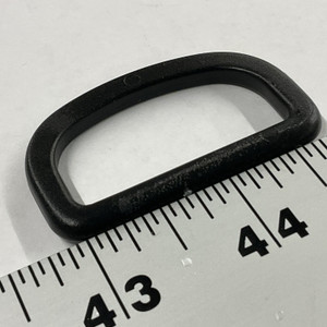 1.5" D-Ring | Black | Plastic Hardware | Use for Bags / Straps / Webbing