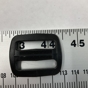1.5" Adjuster Slide | Black | Plastic Hardware | Use for Bags / Strapping / Webbing
